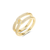 Rosato Anello fascia bianca - BIANCA - argento