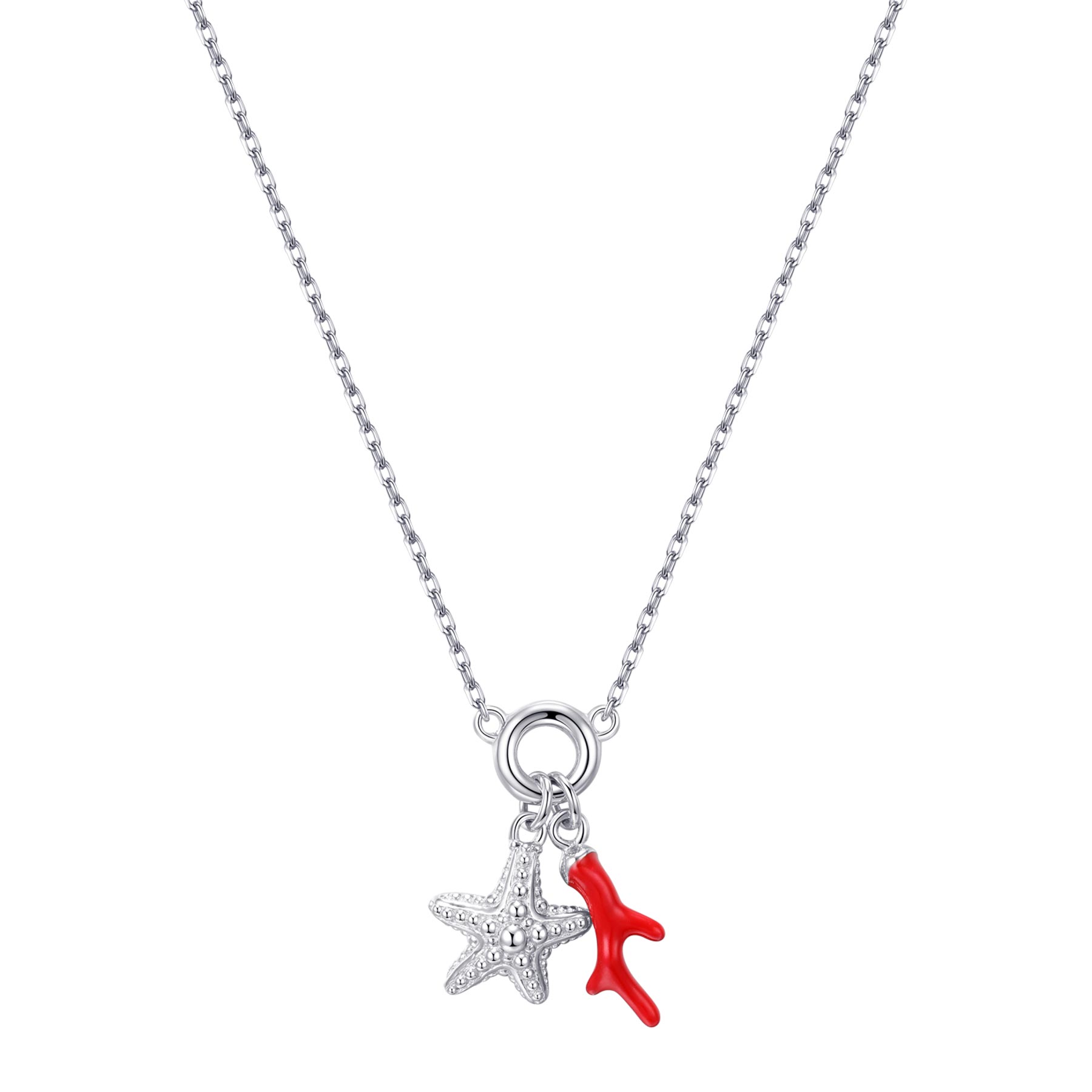 Rosato Collana azzurra - AZZURRA - argento