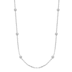 Rosato Collana corta con palline storie - STORIE - argento
