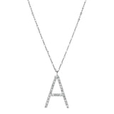 Rosato Collana lettera A cubica lettere - CUBICA LETTERE - argento