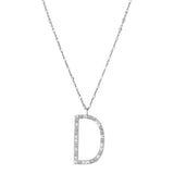 Rosato Collana lettera D cubica lettere - CUBICA LETTERE - argento