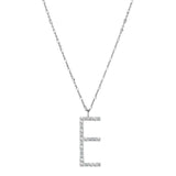 Rosato Collana lettera E cubica lettere - CUBICA LETTERE - argento