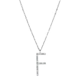 Rosato Collana lettera F cubica lettere - CUBICA LETTERE - argento