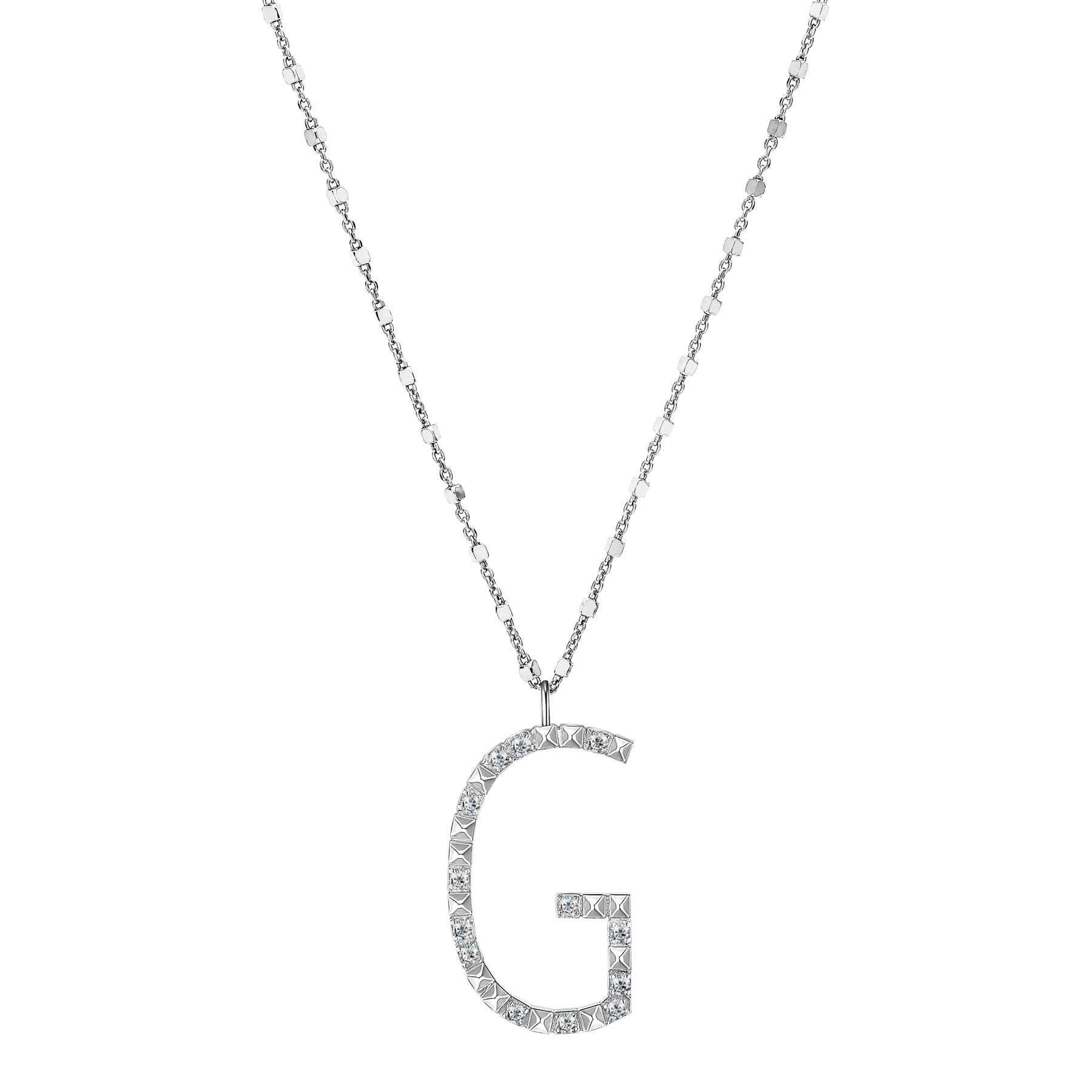Rosato Collana lettera G cubica lettere - CUBICA LETTERE - argento