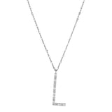 Rosato Collana lettera L cubica lettere - CUBICA LETTERE - argento