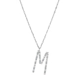 Rosato Collana lettera M cubica lettere - CUBICA LETTERE - argento