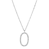Rosato Collana lettera O cubica lettere - CUBICA LETTERE - argento
