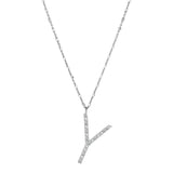 Rosato Collana lettera Y cubica lettere - CUBICA LETTERE - argento