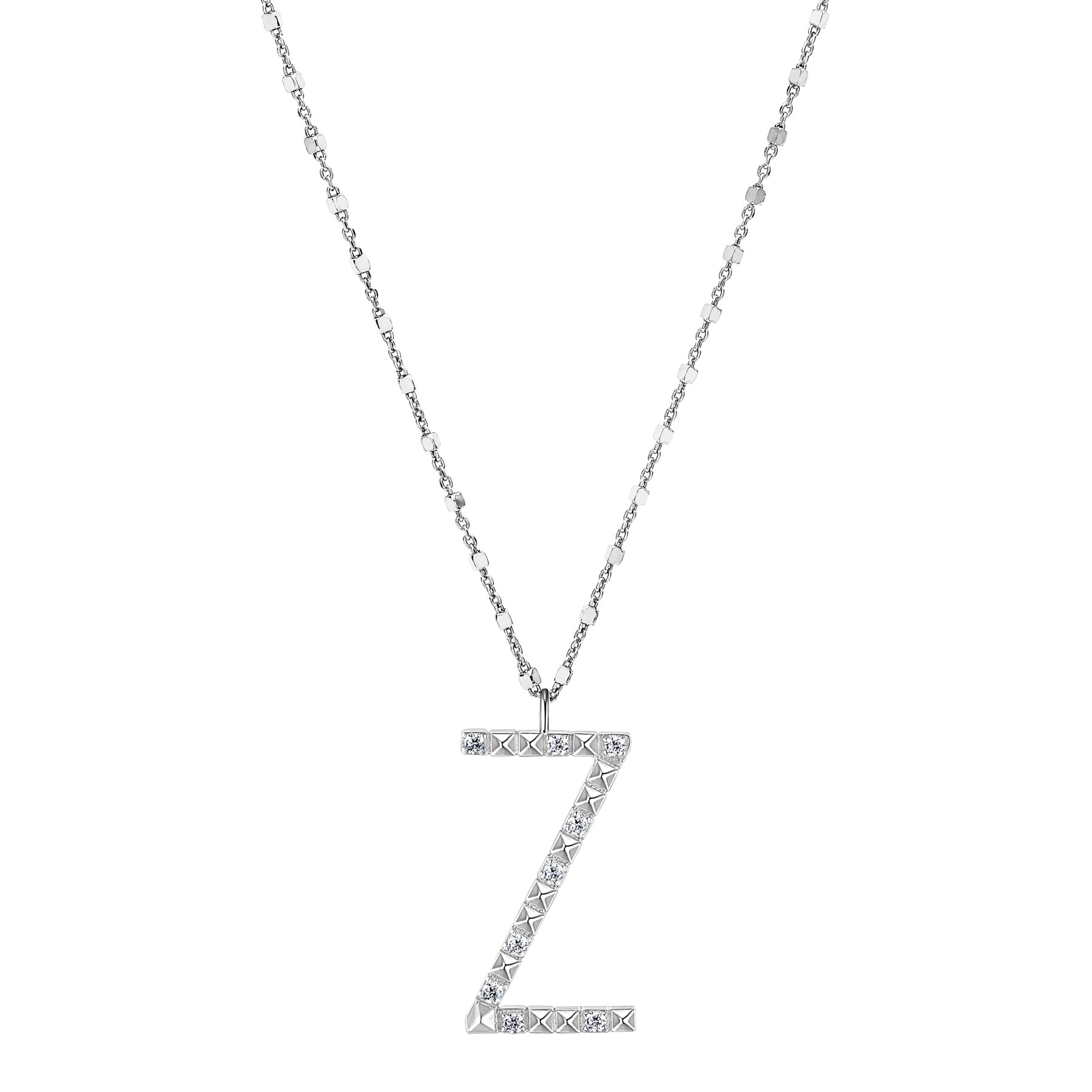Rosato Collana lettera Z cubica lettere - CUBICA LETTERE - argento
