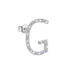 Rosato Mono Orecchino lettera G cubica lettere - CUBICA LETTERE - argento