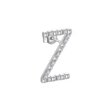 Rosato Mono Orecchino lettera Z cubica lettere - CUBICA LETTERE - argento