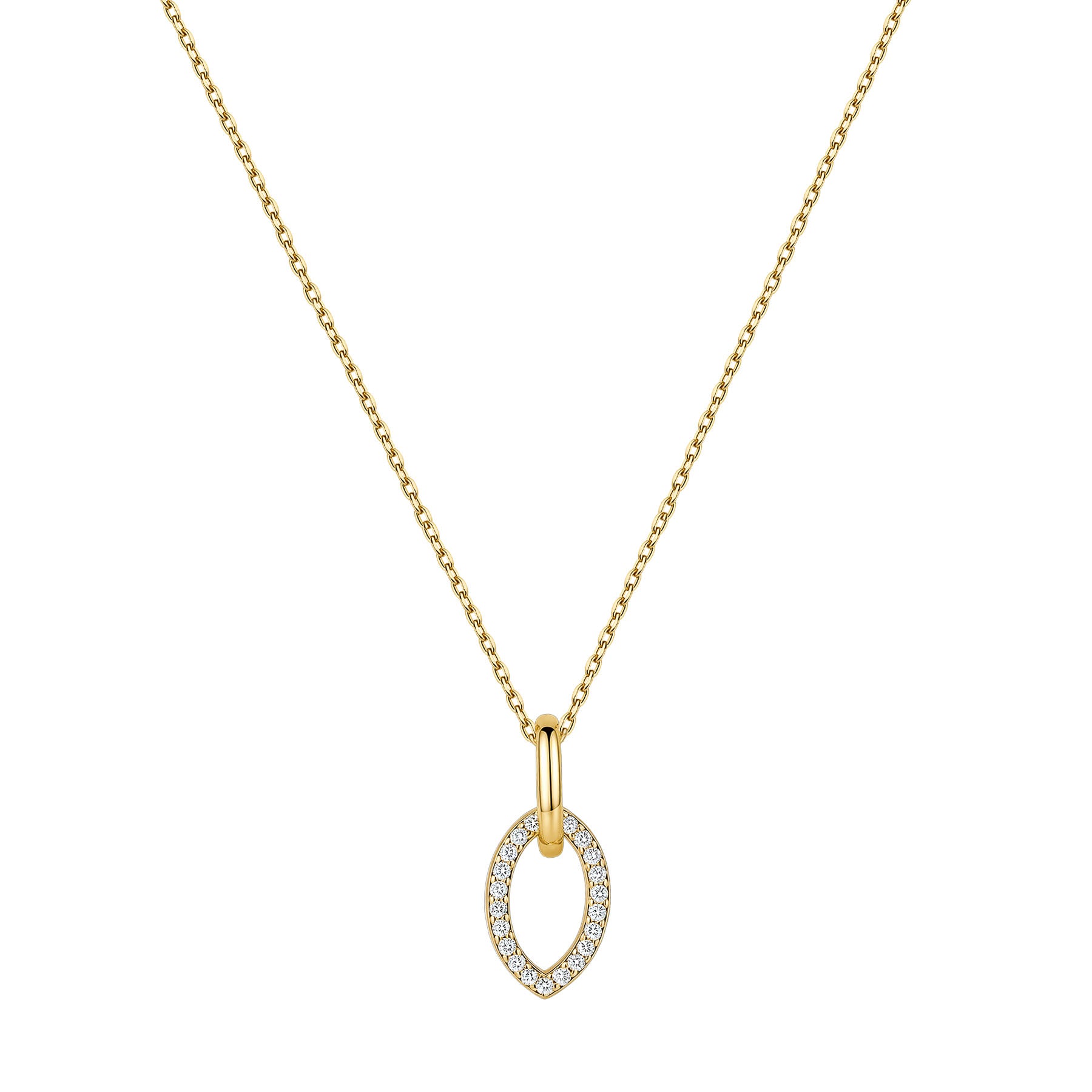 Rosato Collana corta Dafne - DAFNE - ottone