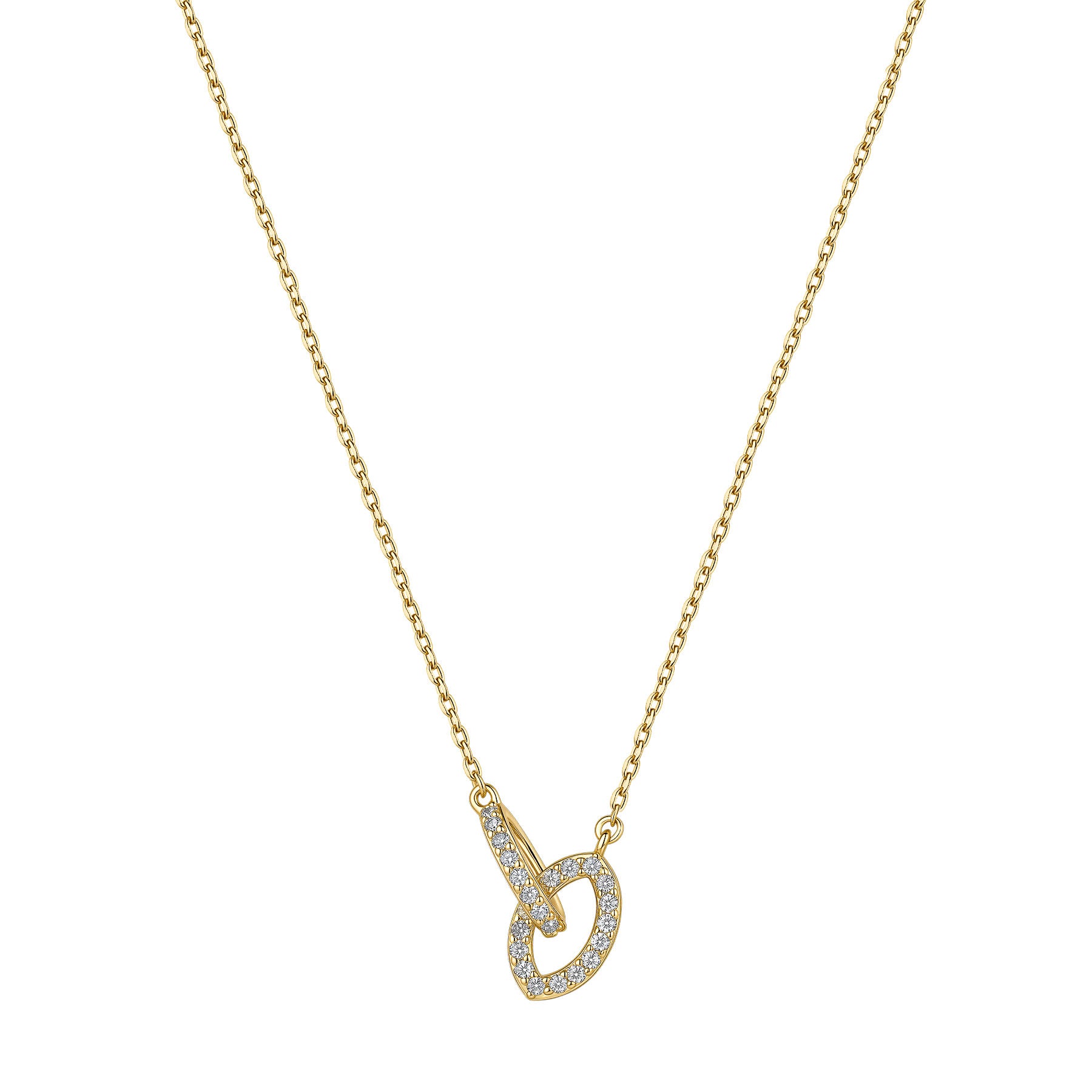 Rosato Collana Dafne - DAFNE - ottone