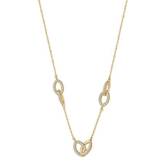 Rosato Collana Dafne - DAFNE - ottone