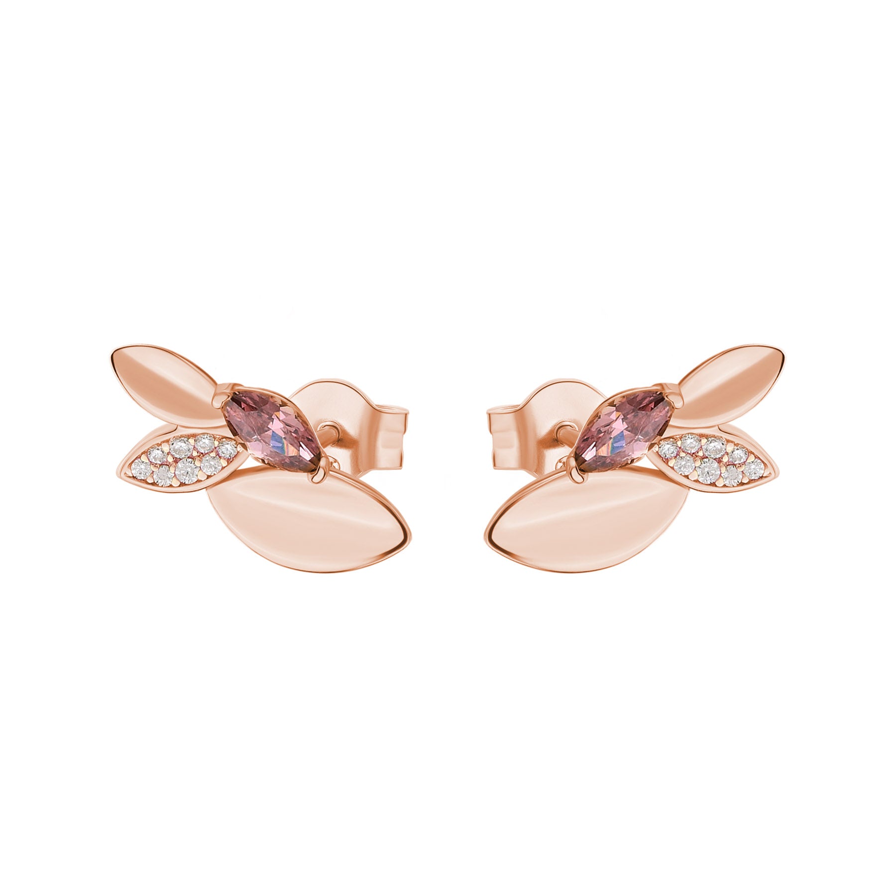 Rosato Orecchini lobo gaia - GAIA - argento