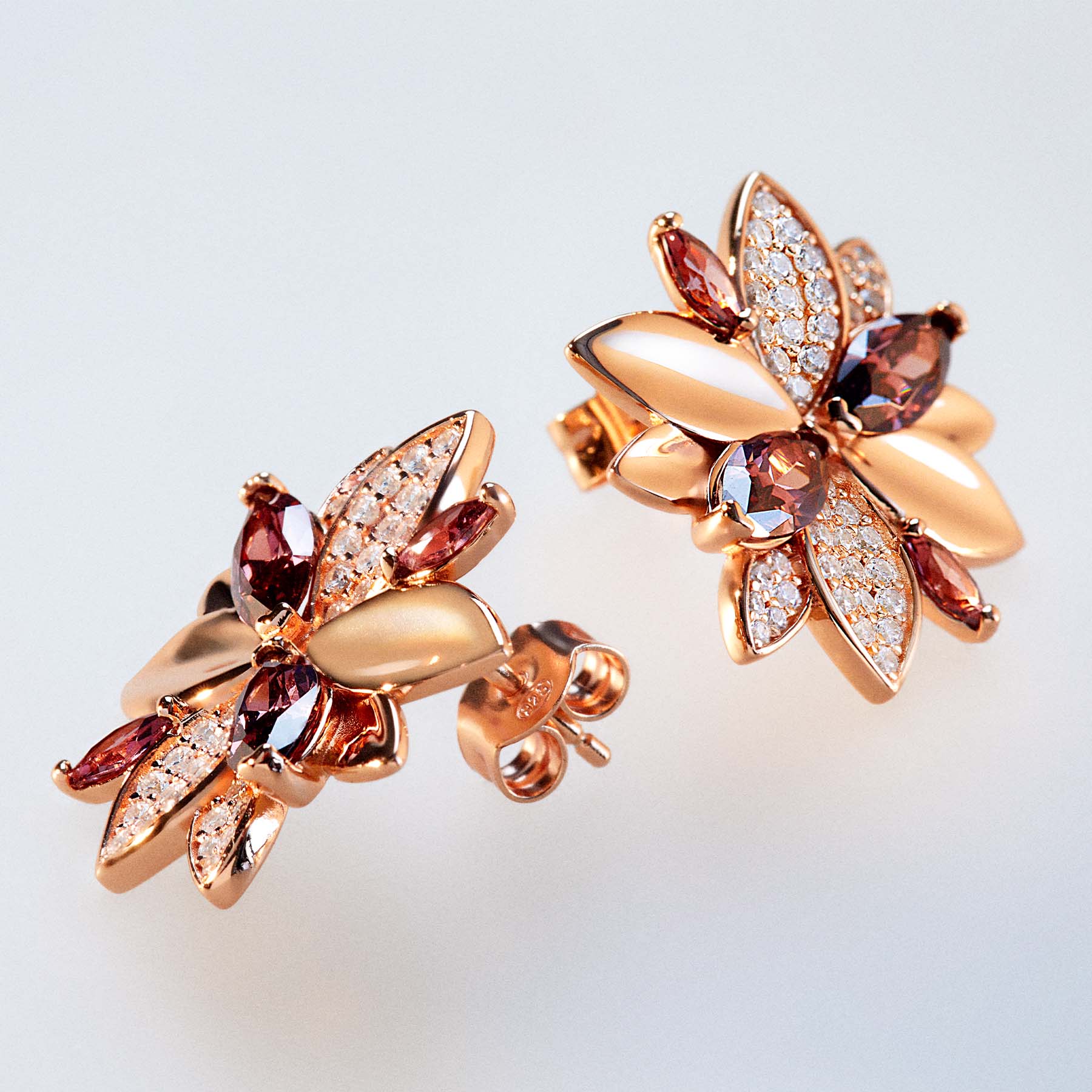 Rosato Orecchini lobo gaia - Vista 2