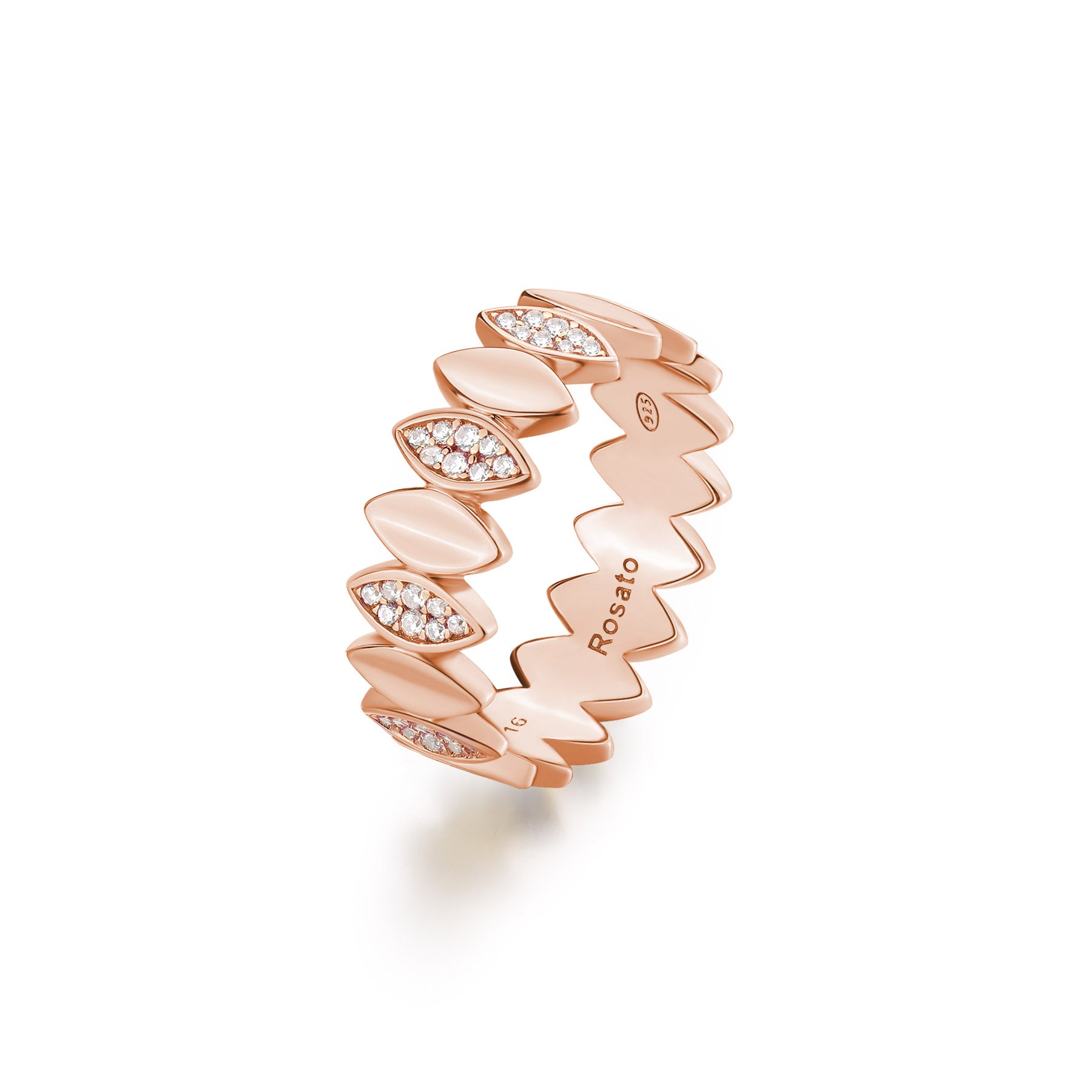 Rosato Anello gaia - GAIA - argento