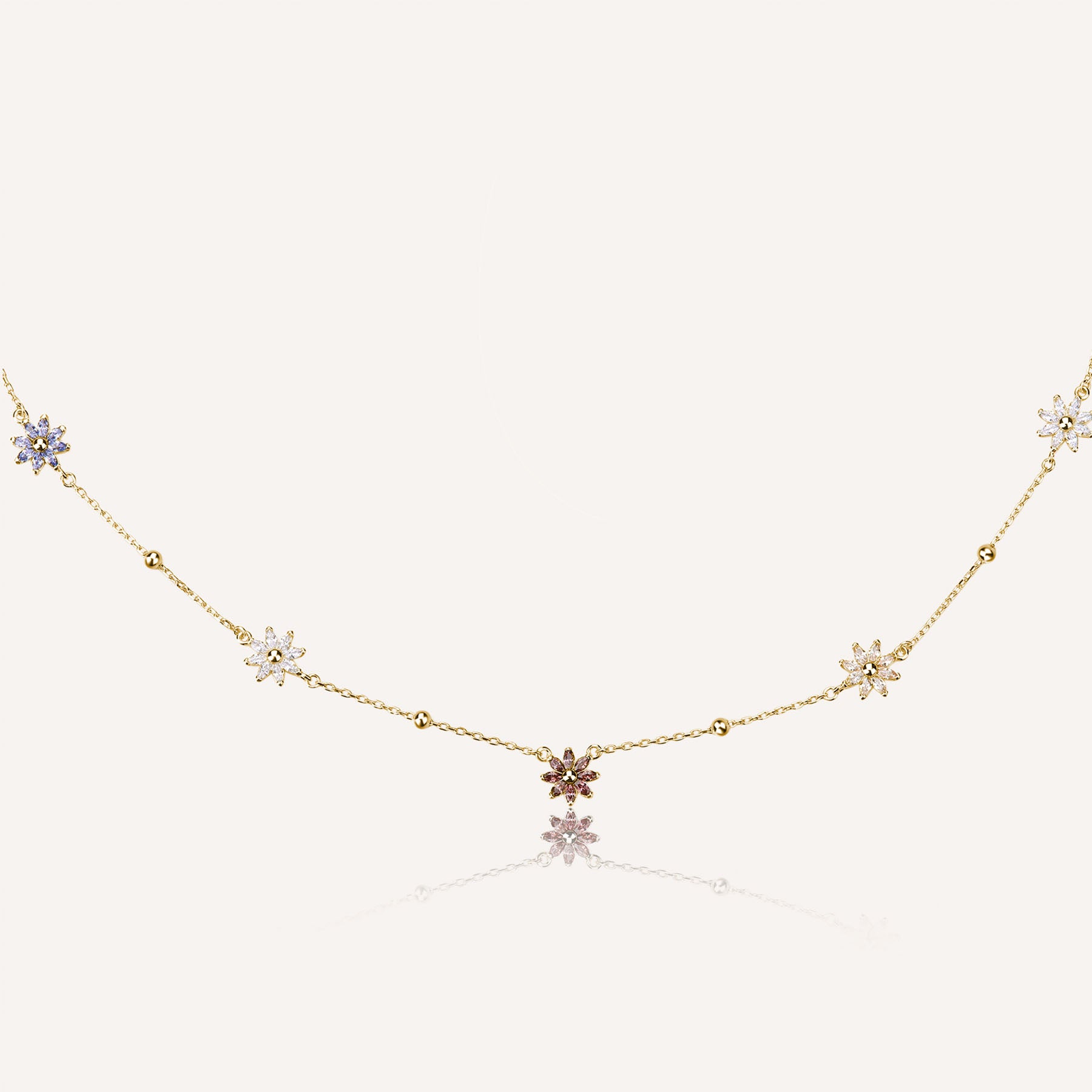 Rosato Collana corta gaia - Vista 3