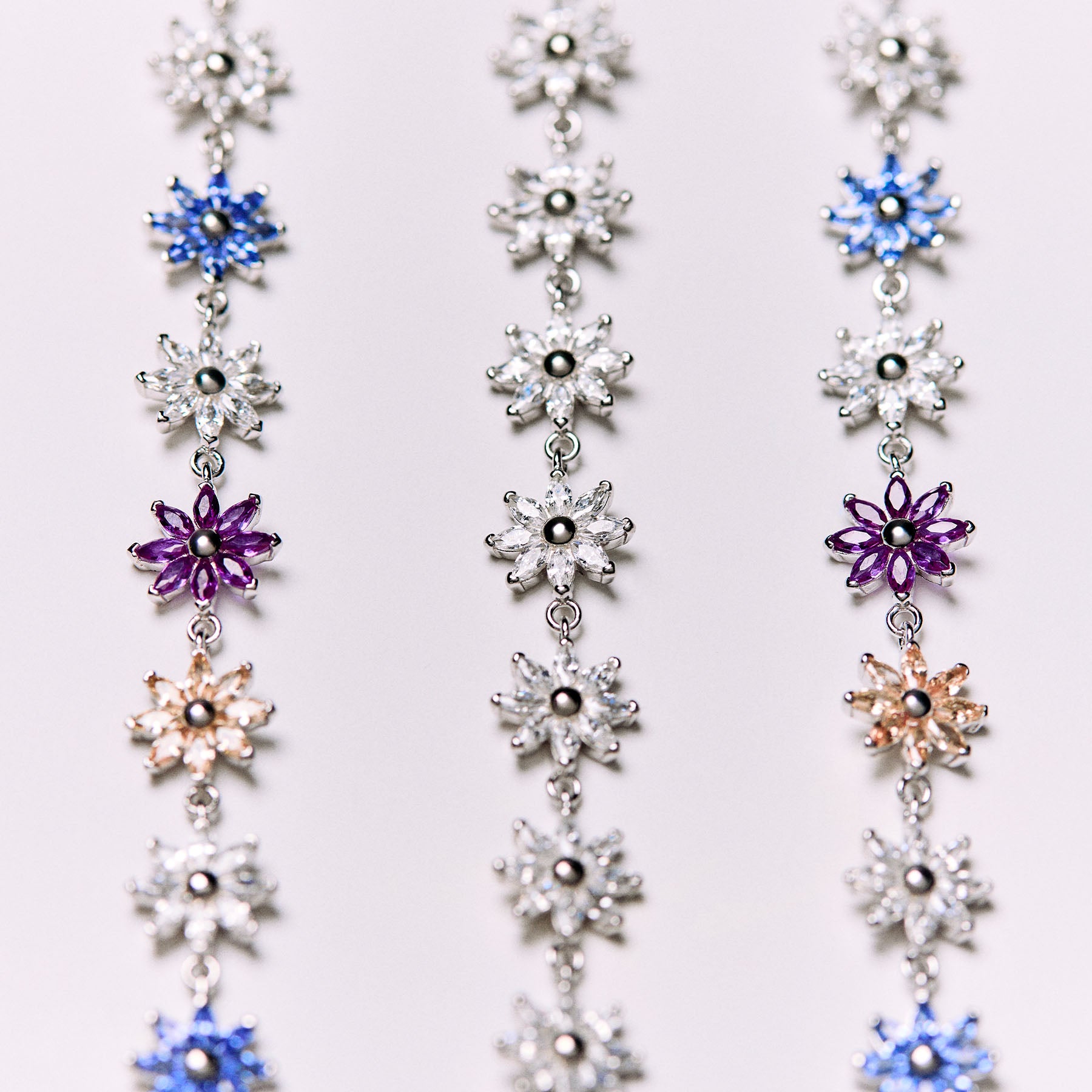 Rosato Bracciale morbido fiori gaia - Vista 2