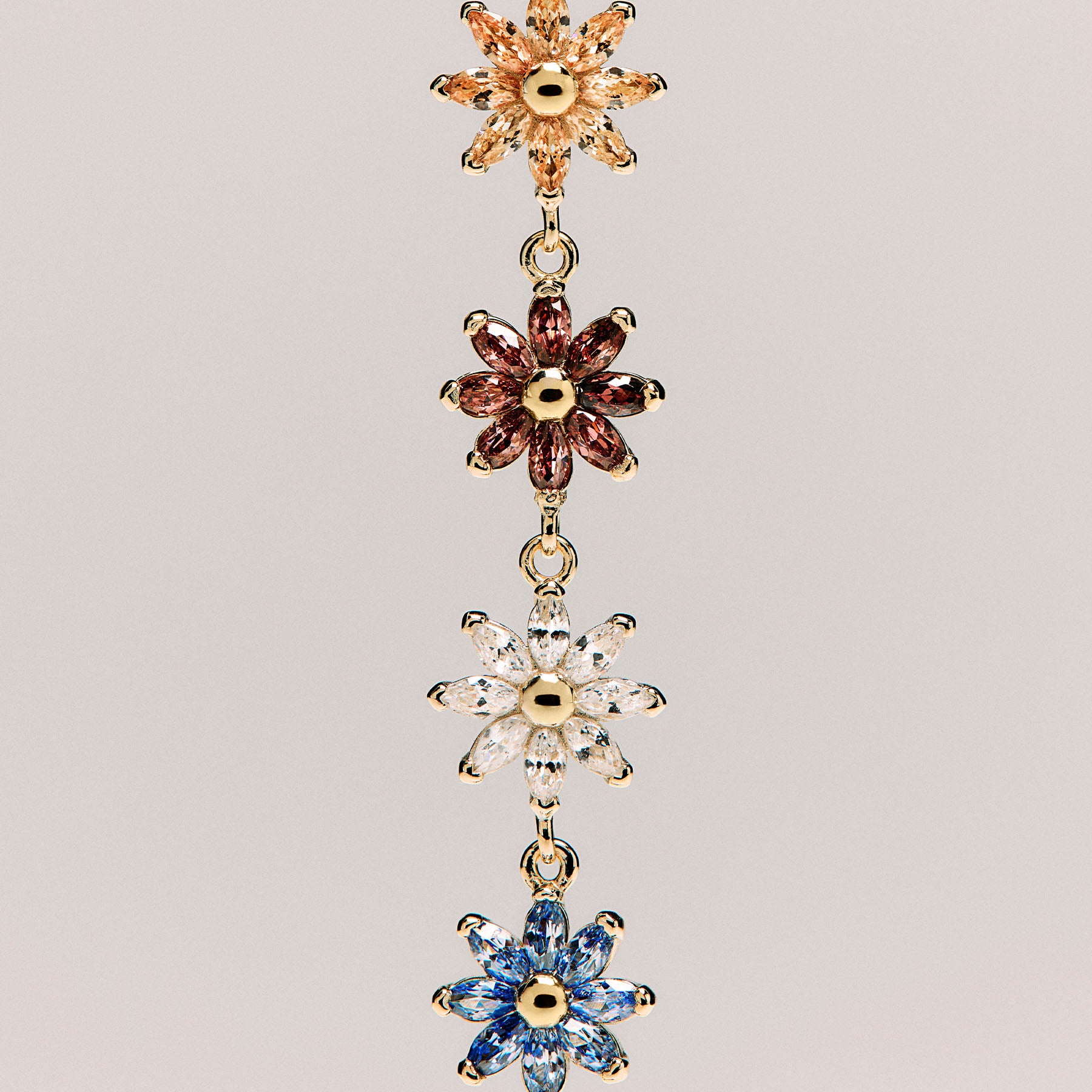 Rosato Bracciale morbido fiori gaia - Vista 3