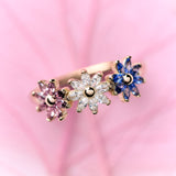 Rosato Anello fiori gaia - Vista 2