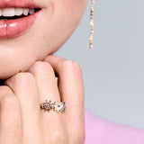 Rosato Anello fiori gaia - Vista 3