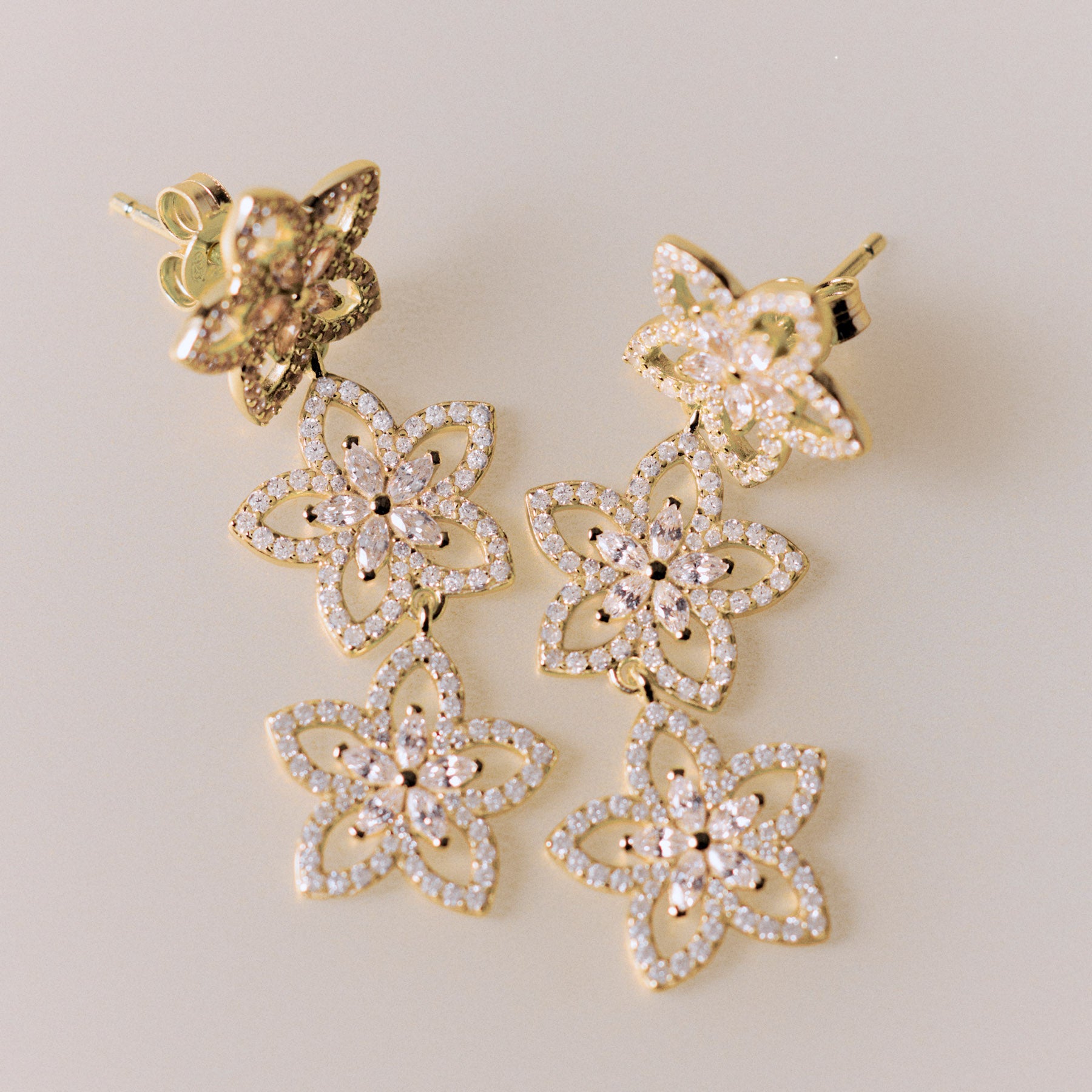 Rosato Orecchini pendenti Gaia - Vista 2