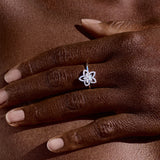 Rosato Anello fiore Gaia - Vista 3