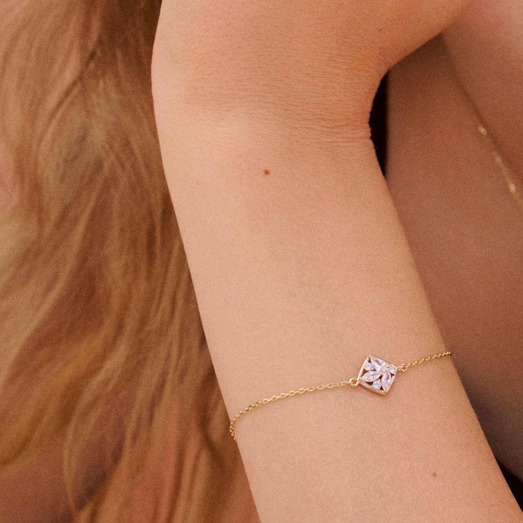 Rosato Bracciale morbido gemma - Vista 3