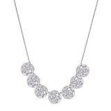 Rosato Collana corta gemma - GEMMA - argento