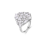 Rosato Anello gemma - GEMMA - argento