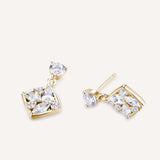 Rosato Orecchini pendenti gemma - Vista 2