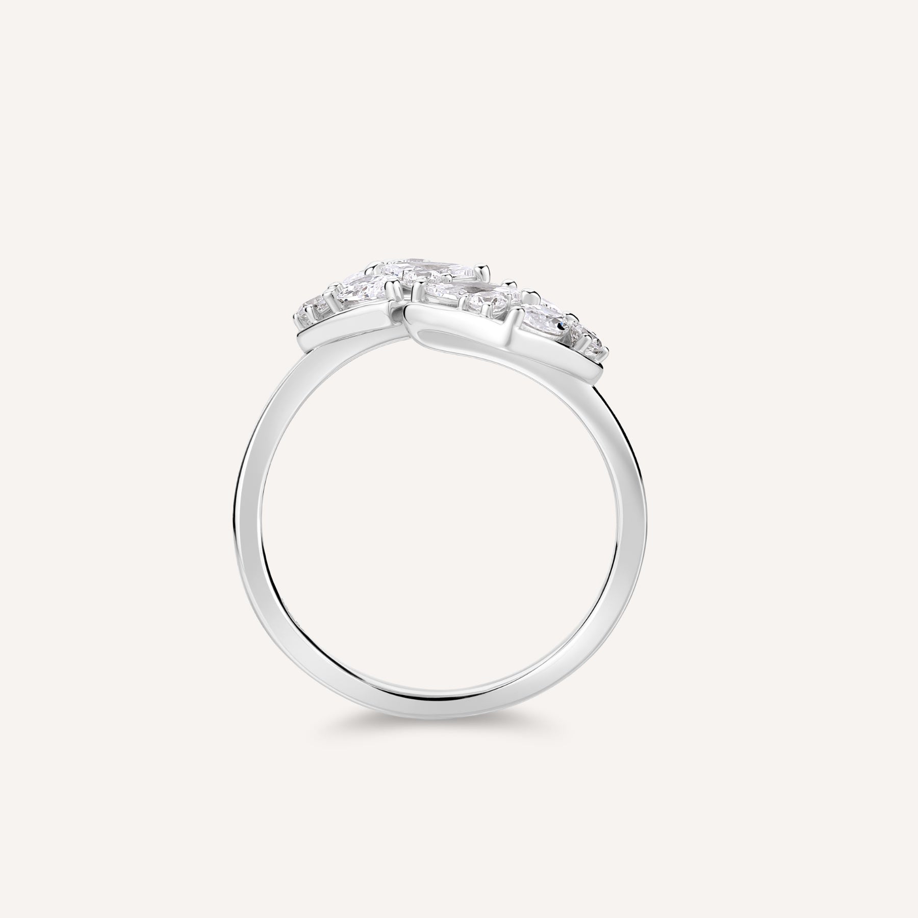 Rosato Anello gemma - Vista 3