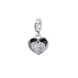 Rosato Charm Cuore storie - STORIE - argento
