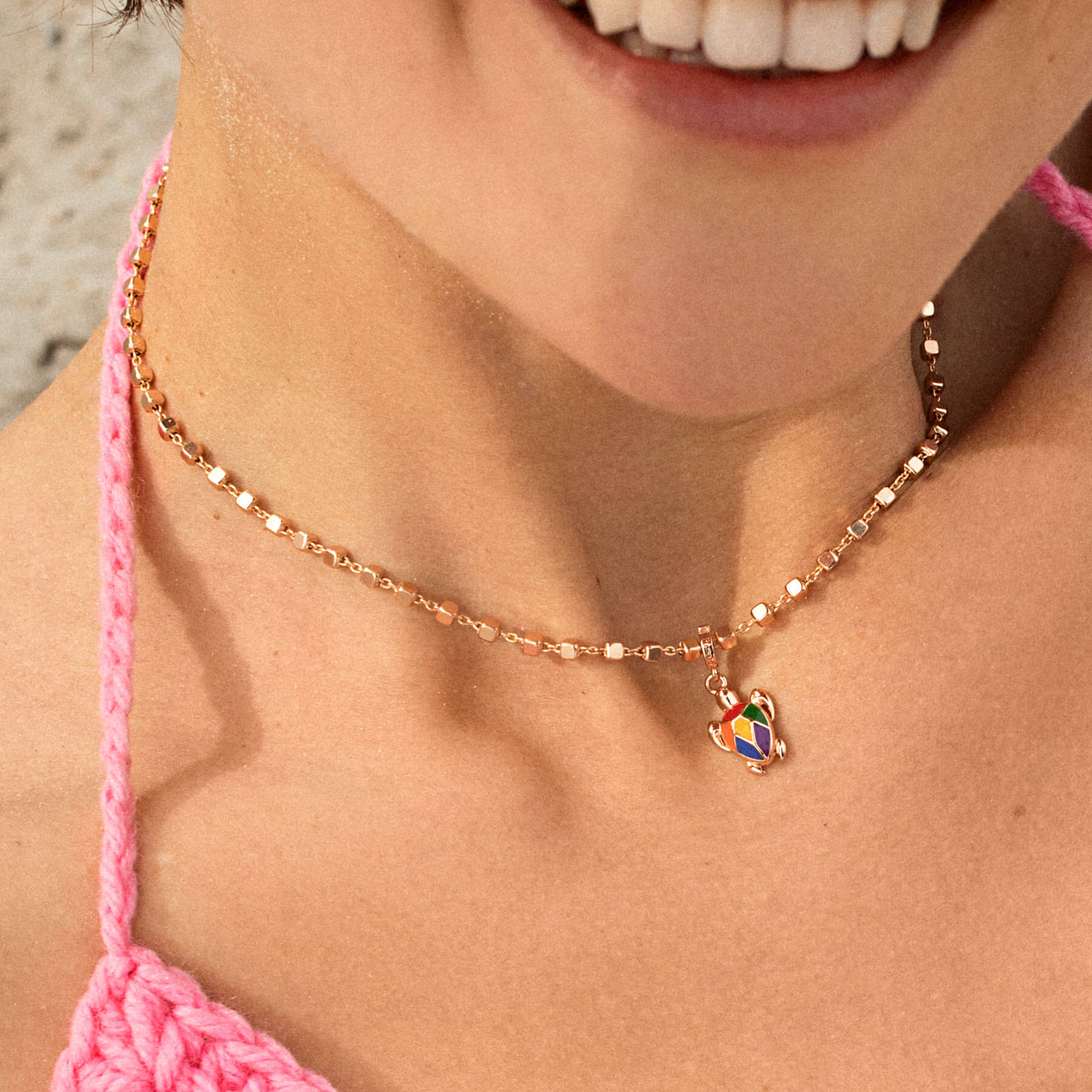 Rosato Charm tartaruga storie - Vista 2