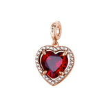 Rosato Charm Cuore Storie - STORIE - argento