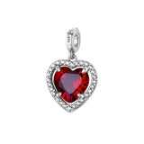 Rosato Charm Cuore Storie - STORIE - argento