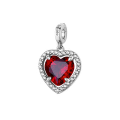 Rosato Charm Cuore Storie - STORIE - argento
