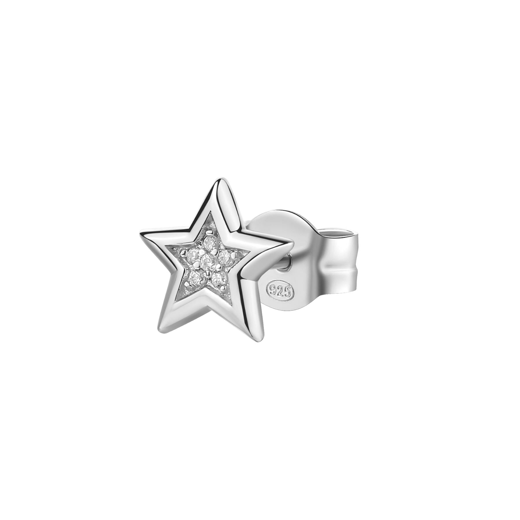 Rosato Mono Orecchino lobo allegra - ALLEGRA - argento