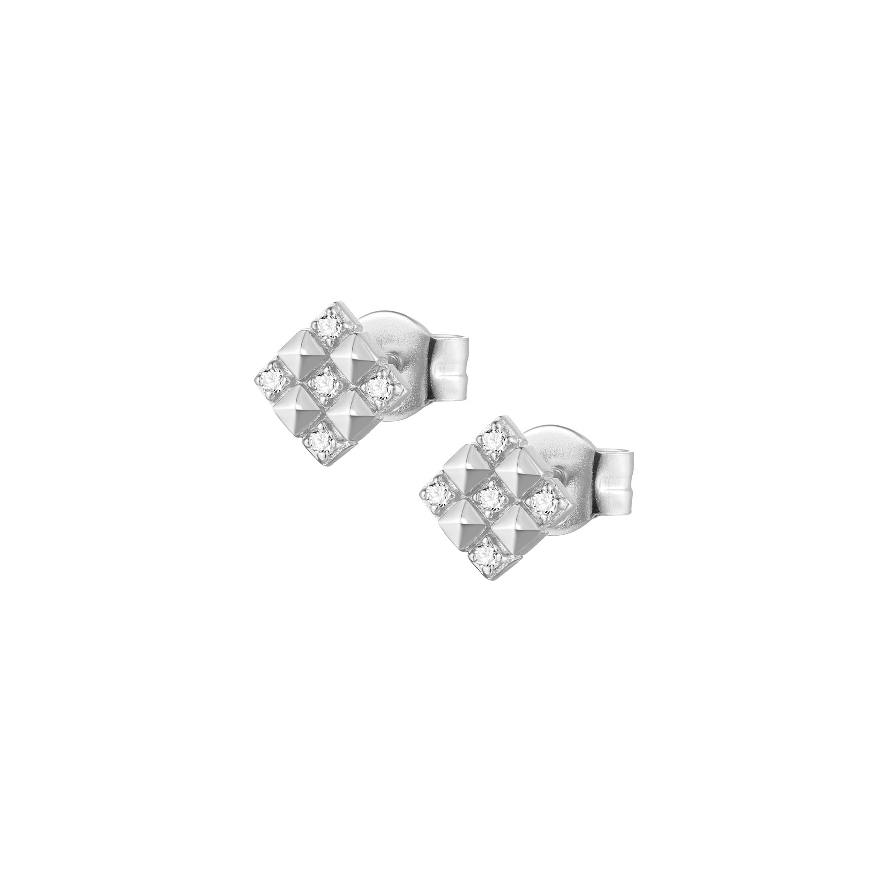 Rosato Orecchini lobo cubica - CUBICA - argento