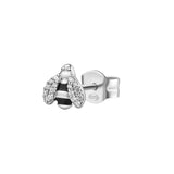 Rosato Mono orecchino lobo ape allegra - ALLEGRA - argento