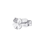 Rosato Mono Orecchino lobo quadrifoglio allegra - ALLEGRA - argento