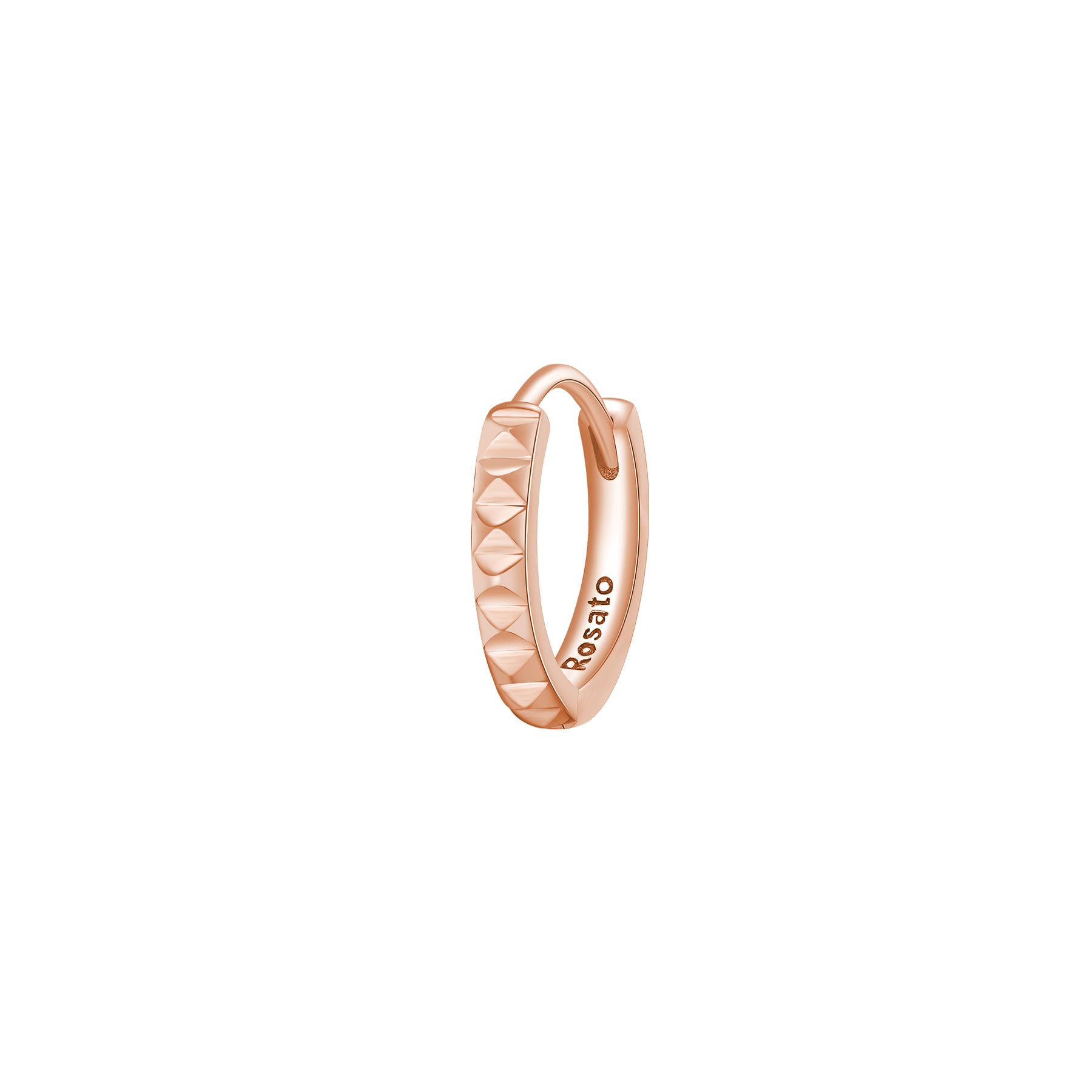 Rosato Mono Orecchino cerchietto borchie allegra - ALLEGRA - argento