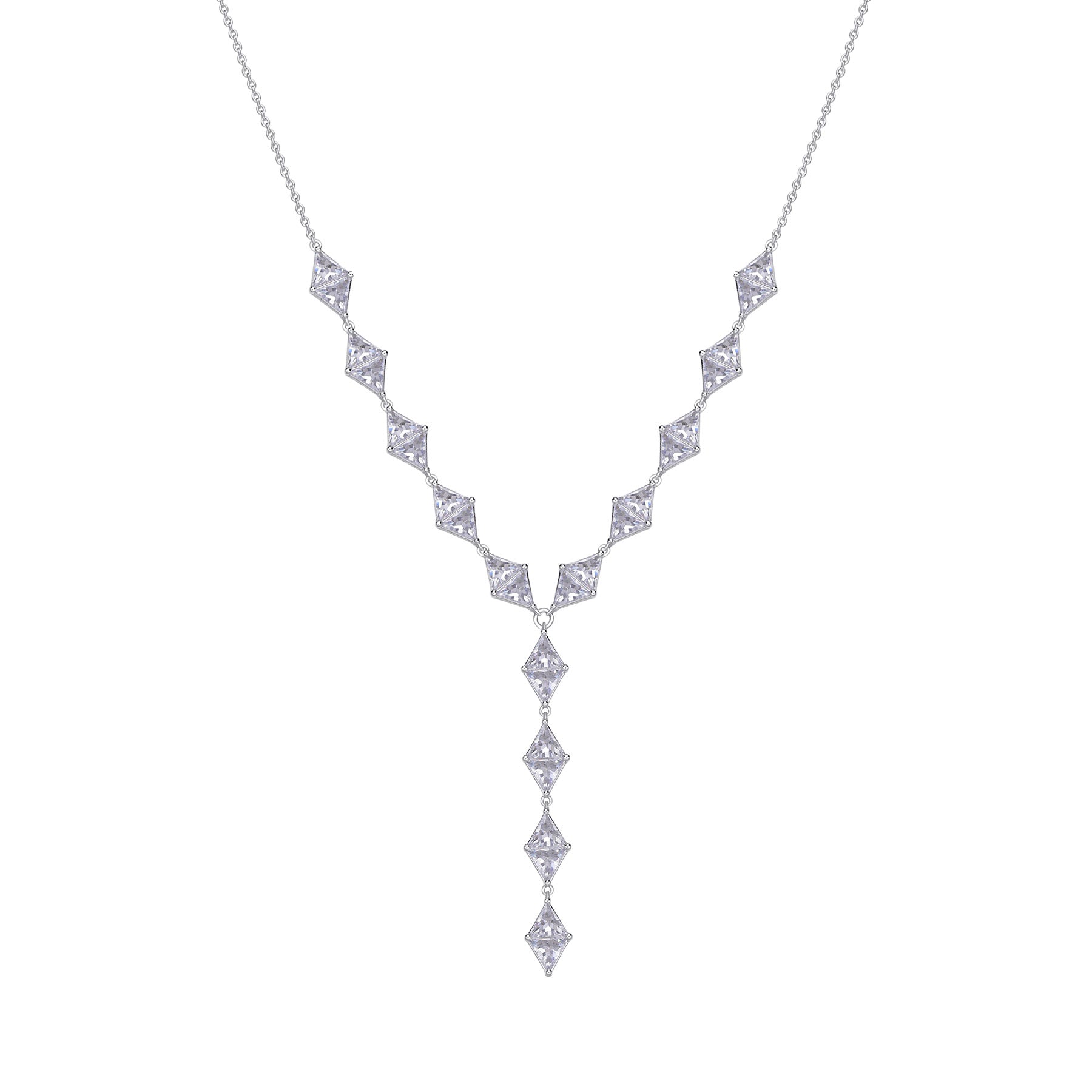 Rosato Collana cravatta vittoria - VITTORIA - argento