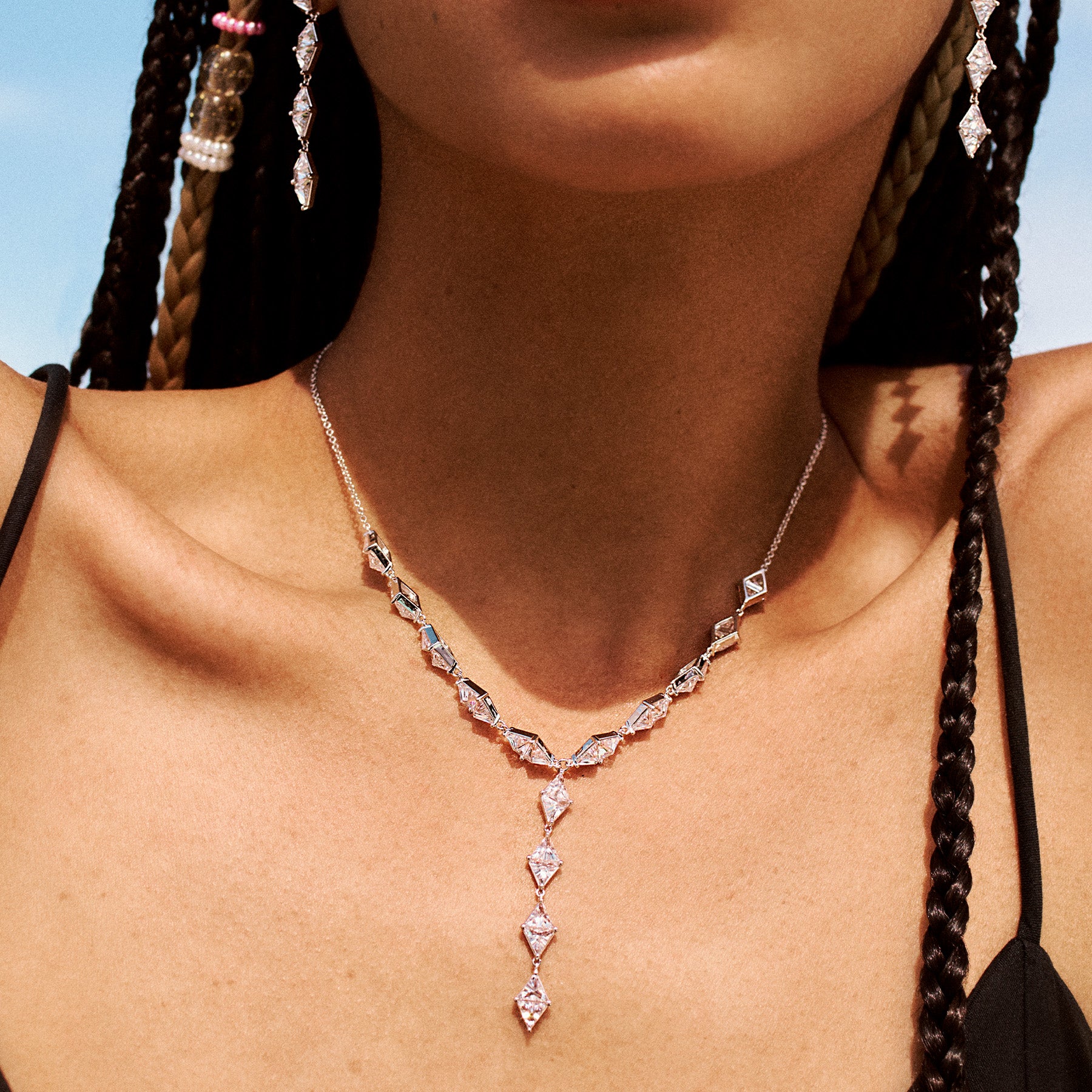 Rosato Collana cravatta vittoria - Vista 3