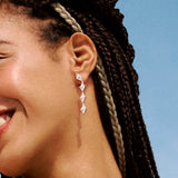 Rosato Orecchini lunghi vittoria - Vista 2