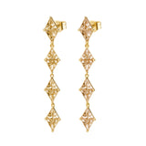 Rosato Orecchini lunghi vittoria - VITTORIA - argento