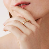 Rosato Anello fedina vittoria - Vista 2