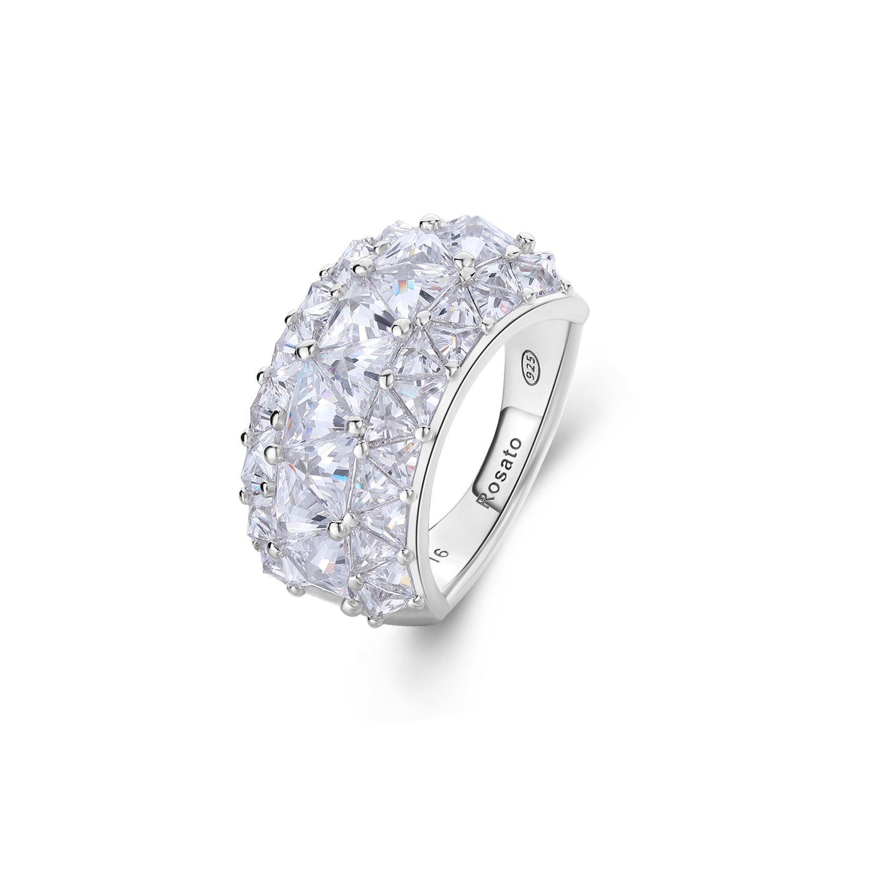 Anello a fascia con cuori - ORO&CO 925 - Luxury Zone Anello a fascia con cuori - ORO&CO 925 - Luxury Zone