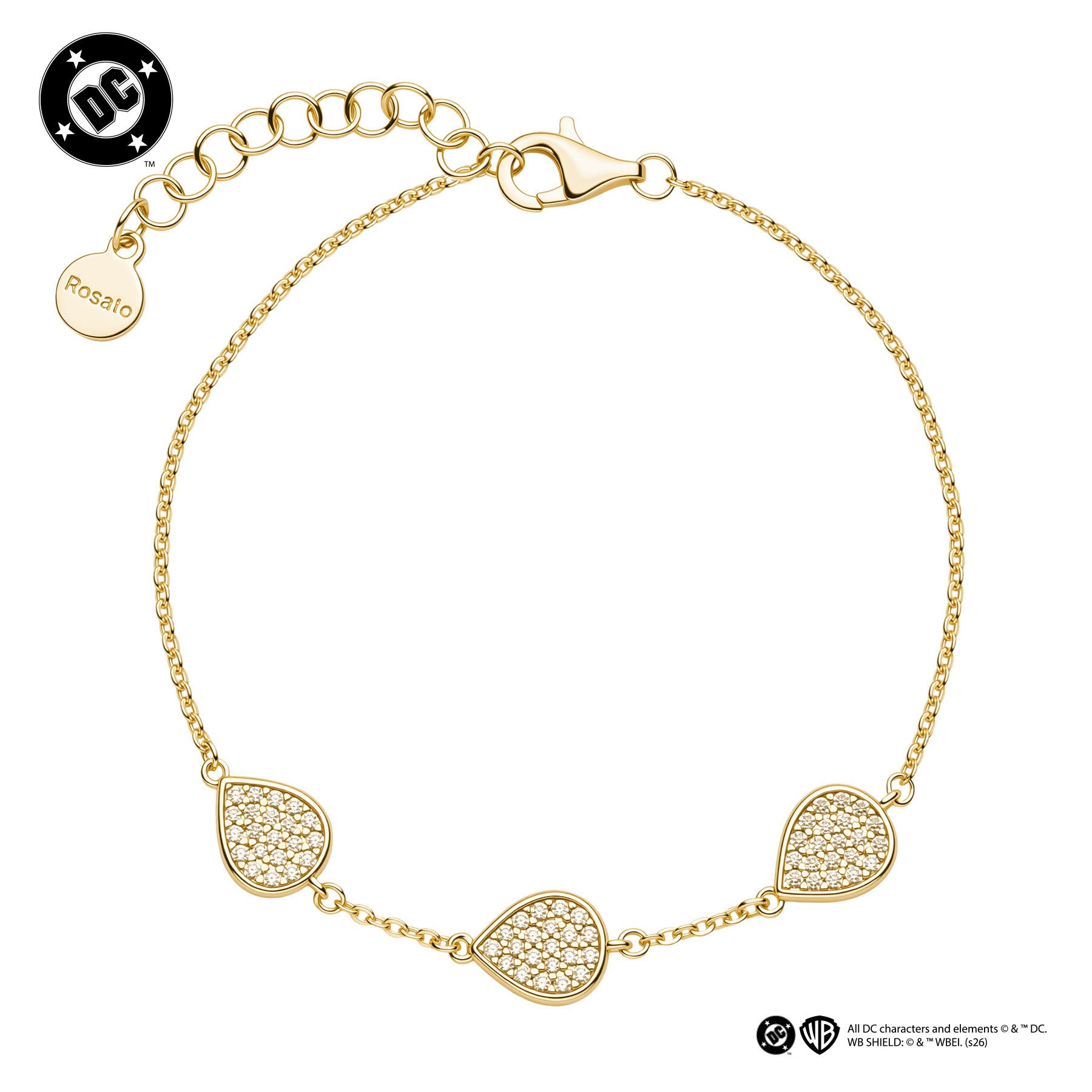 Rosato Bracciale Wonder Woman - WONDERWOMAN DC - ottone